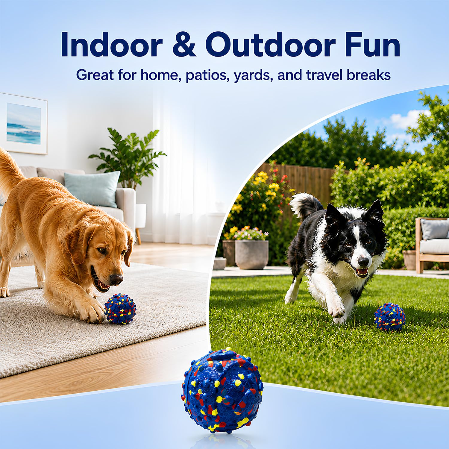 Smart Interactive Moving Dog Ball USB-C Rechargeable Toy
