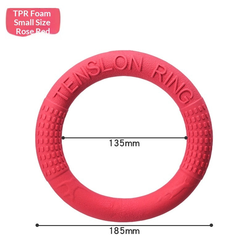 Soft Pull Ring Flying Disc Dog Training Toy Durable