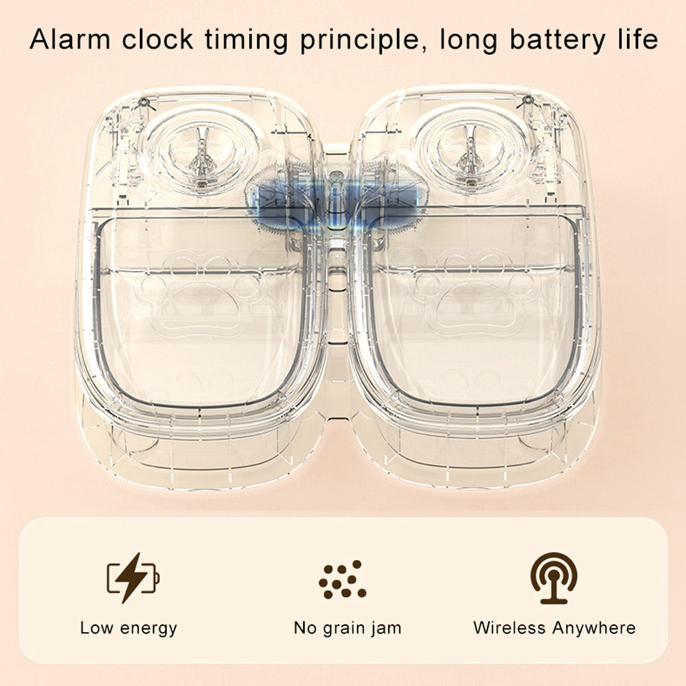 Smart Automatic Pet Feeder with Timer Stainless Steel Bowl