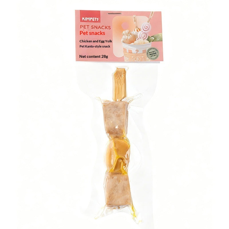Dried Meat Skewer Oden Stick Pet Treats for Dogs