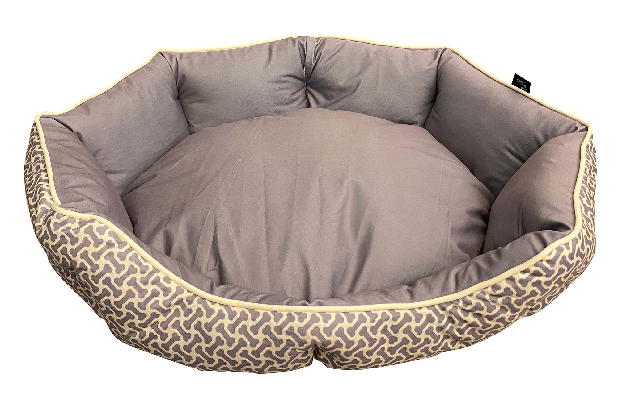 Mink Tufted Euro Cuddler Bed for Dogs and Cats
