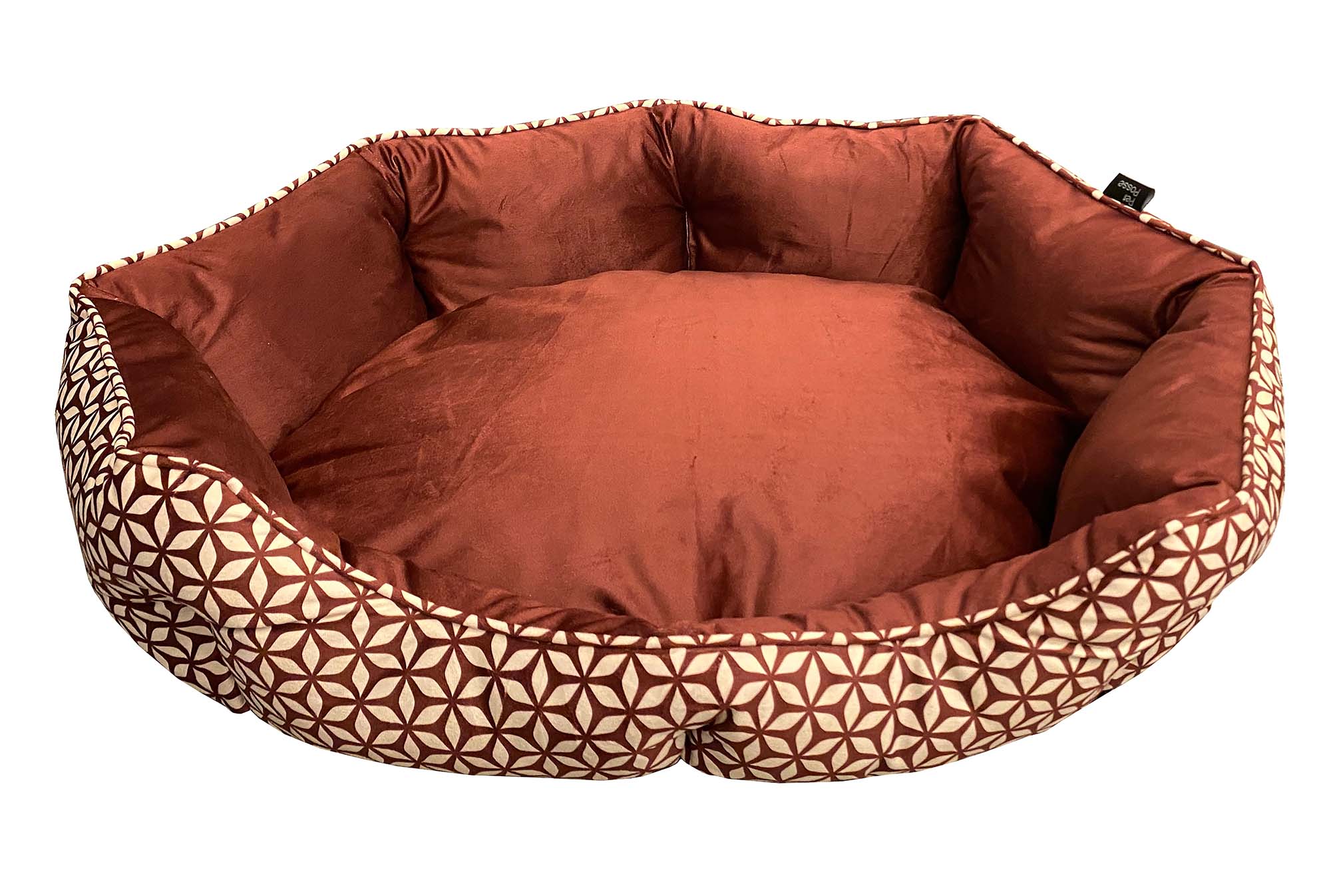 Mink Tufted Euro Cuddler Bed for Dogs and Cats