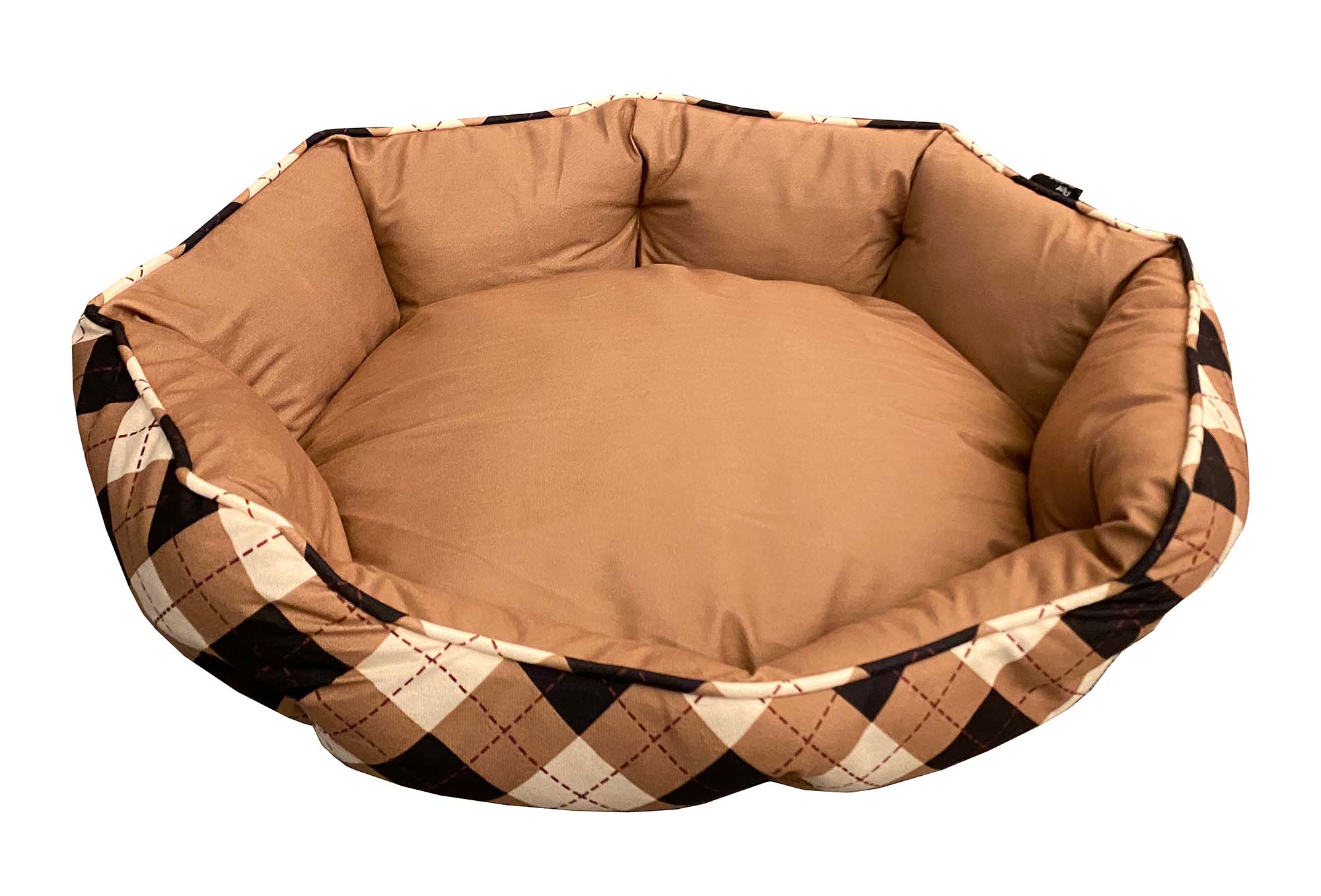 Mink Tufted Euro Cuddler Bed for Dogs and Cats