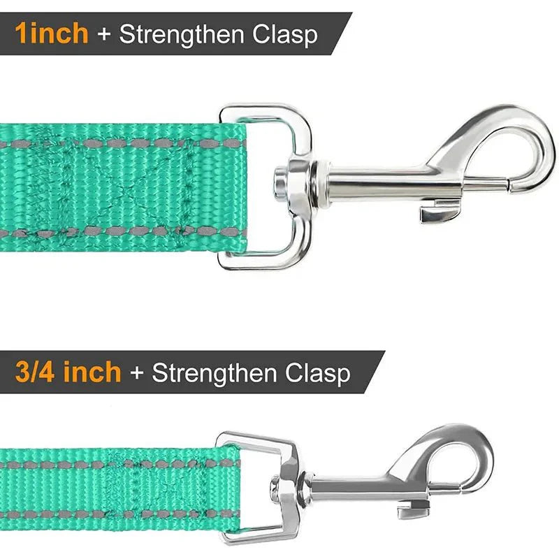 Reflective Adjustable Polyester Pet Leash for Dogs Cats
