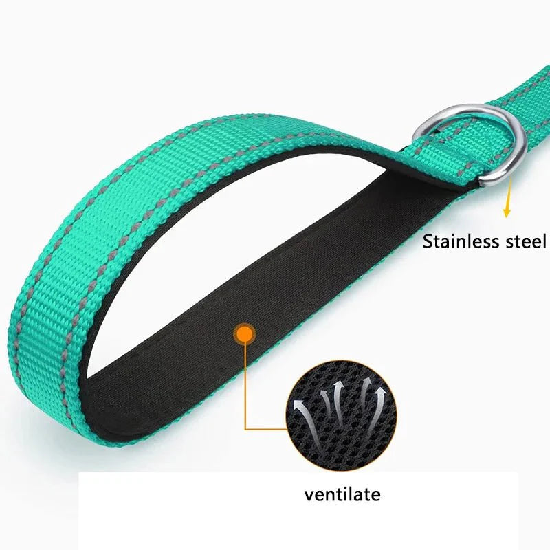 Reflective Adjustable Polyester Pet Leash for Dogs Cats