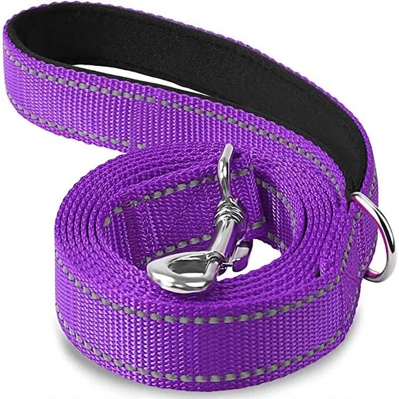 Reflective Adjustable Polyester Pet Leash for Dogs Cats